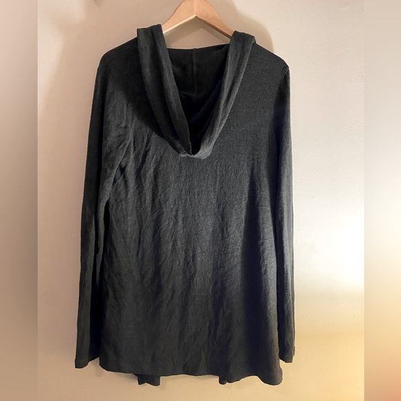 Silence + noise hooded open front cardigan - Picture 3 of 5